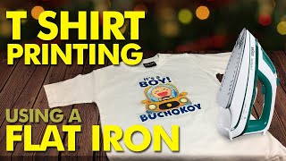 How to Print your Photo on T shirt at Home using a Flat Iron [upl. by Acinat]