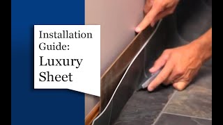 Luxury Sheet Installation Guide  Tarkett Home [upl. by Maroj392]