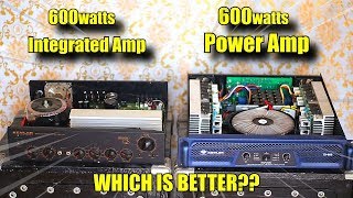 Integrated Amp VS Power Amplifier  Kevler Amplifiers [upl. by Boorer526]