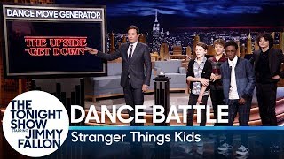 Dance Battle with the Stranger Things Kids [upl. by Wershba445]