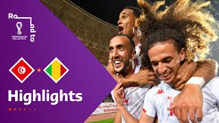 Tunisia v Mali  FIFA World Cup Qatar 2022 Qualifier  Match Highlights [upl. by Enej]