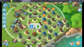 Boom Beach HQ 17 Base Design [upl. by Dennard449]