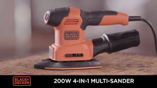 BLACKDECKER® 200W Multi Sander [upl. by Anaujnas]