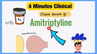 Amitriptyline Everything You Need to Know  4 Minutes Clinical  Explained Like Water [upl. by Sidnarb480]