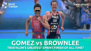 Gomez V Brownlee  An all time great sprint finish [upl. by Malca659]