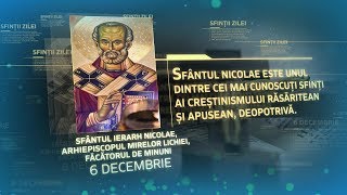 Sfântul Ierarh Nicolae Arhiepiscopul Mirelor Lichiei făcătorul de minuni  6 decembrie [upl. by Nnyledam]