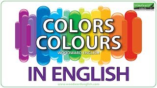 Colors in English  Colours in English  Names of colors in English  Learn English Colors [upl. by Coreen]