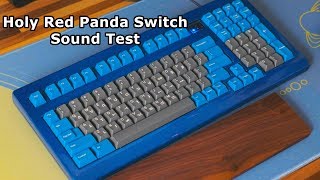 Holy Panda Keyboard Sound Test [upl. by Euqor265]