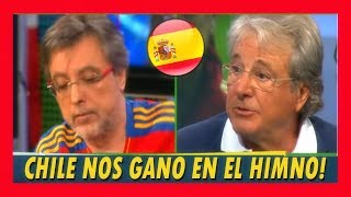 Españoles Nos ganaron en el Himno ESPAÑA VS CHILE [upl. by Javier]