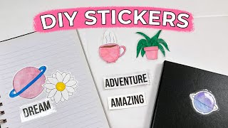 How To Make Your Own Stickers with Tape amp Sticker Paper [upl. by Nyrmak871]