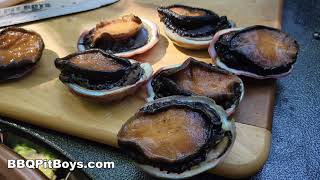 Grilled Abalone  Recipe  BBQ Pit Boys [upl. by Arahsit]