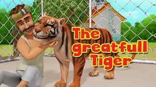 The Grateful Tiger  Moral Stories for Kids in English  Infobells [upl. by Ertha]