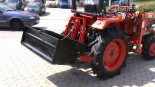 Kippmulde TM120H Heckkippmulde für Kubota Mitraktoren [upl. by Linders911]