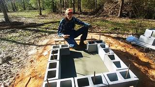 How to Build a SMOKEHOUSE Part 1  Foundation Slab [upl. by Melissa]