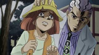 JJBA Diamond is Unbreakable  Kira Reveals His Own Name [upl. by Licha]