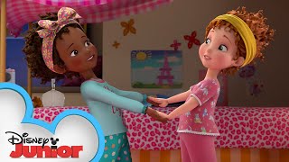 Sleepover Party  Fancy Nancy  disneyjr [upl. by Lonnard]