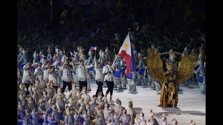 Highlights of the 2018 Asian Games Opening Ceremony in Jakarta [upl. by Temme]