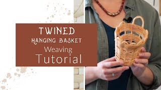 Beginner Basket Weaving Tutorial [upl. by Adnamor]