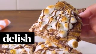 SMores Quesadilla  Delish [upl. by Akinnej]