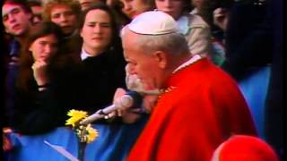 Pope John Paul II at the Basilica [upl. by Devaj613]