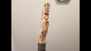 WOOD SPIRIT WALKING STICK [upl. by Jorgensen]