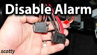 How to Disable Car Alarm [upl. by Oicirbaf]