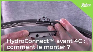 Essuieglace HydroConnect™ avant 4C  comment le monter   Valeo Service [upl. by Meras769]