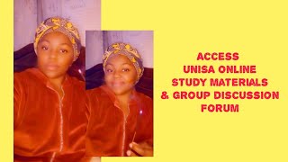 How to access UNISA study material online amp Group discussion [upl. by Zetneuq]