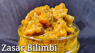 Zasar Bilimbi Mauricien  Bilimbi Achar Recipe Pickle [upl. by Abad937]