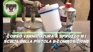 Corso di verniciatura a spruzzo 1 Scelta e composizione della pistolaALfre fai da te [upl. by Aihsital969]