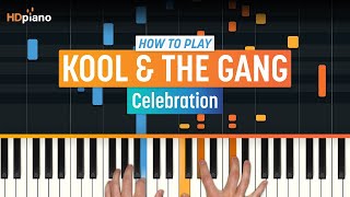 How to Play quotCelebrationquot by Kool amp the Gang  HDpiano Part 1 Piano Tutorial [upl. by Bumgardner]