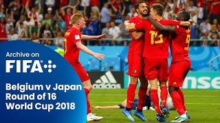 Full Match Belgium v Japan 2018 FIFA World Cup [upl. by Aikemal]