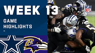 Cowboys vs Ravens Week 13 Highlights  NFL 2020 [upl. by Gnolb874]