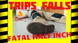 Slips Trips amp Falls  The Fatal Half Inch  Safety Training Video [upl. by Oedama]