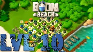 Boom Beach Another Headquarters Level 10 Defense Strategy [upl. by Apthorp]