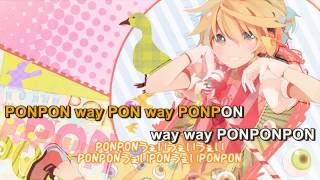 【Karaoke】PONPONPON【on vocal】 [upl. by Surdna417]