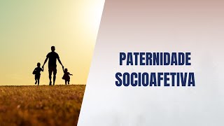 Paternidade socioafetiva [upl. by Marney872]