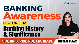 Banking Awareness Complete Course For All Bank Exams  Class  2  Banking History amp Significance [upl. by Dabney]