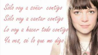 Letra Contigo  Natalia Lafourcade Con El Canto Del Loco [upl. by Nyladam]