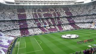 UEFA Champions League Anthem  Estadio Santiago Bernabéu [upl. by Arabella977]