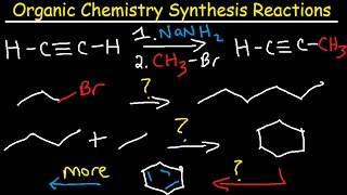 Organic Chemistry Synthesis Reactions  Examples and Practice Problems  Retrosynthesis [upl. by Martha]