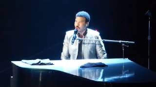 Lionel Richie  Sail On Commodores song LIVE Houston HD 8417 [upl. by Balcke]