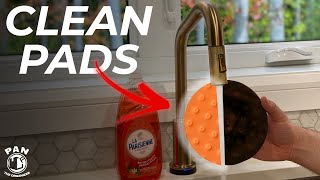 HOW TO CLEAN POLISHING PADS QUICK amp EASY [upl. by Lisk]