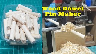 How to make Wood Dowel Pins [upl. by Sheff369]