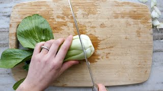 How to Cut Bok Choy [upl. by Amla353]