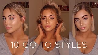 HOW I STYLE MY SHORT HAIR  Katherine Rose [upl. by Nicholas995]