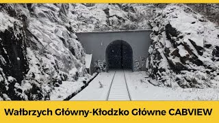 Wałbrzych Główny  Kłodzko Główne CABVIEW [upl. by Piselli277]