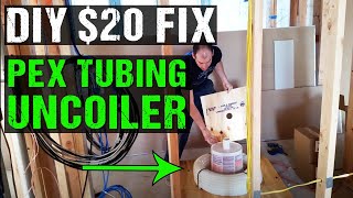 DIY pex tubing uncoiler for under 20 [upl. by Nason]