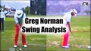 Greg Norman Golf Swing Analysis [upl. by Kynan]