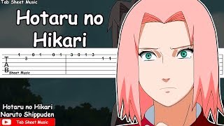 Naruto Shippuden OP 5  Hotaru no Hikari Guitar Tutorial [upl. by Herculie]